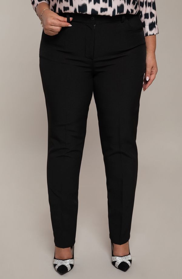 Elegantní kalhoty v černé barvě