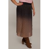 Plisovaná brokátová ombre sukně