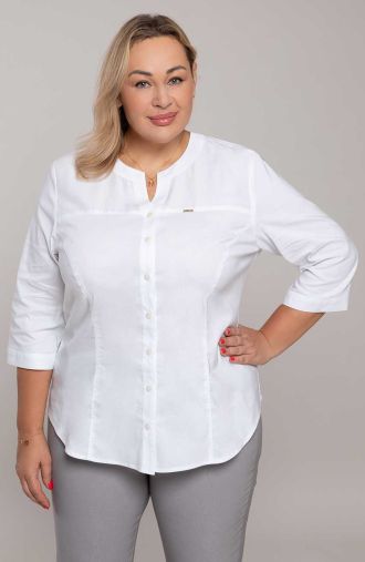 Klasická bílá bavlněná košile