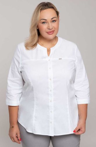Klasická bílá bavlněná košile