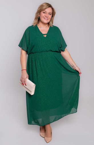 Zelené společenské šaty