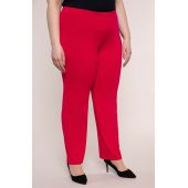 Klasické kalhoty v rubínové barvě